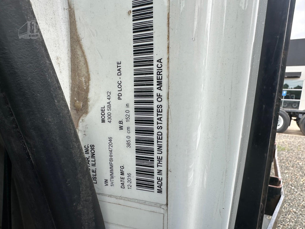 2017 INTERNATIONAL DURASTAR 4300