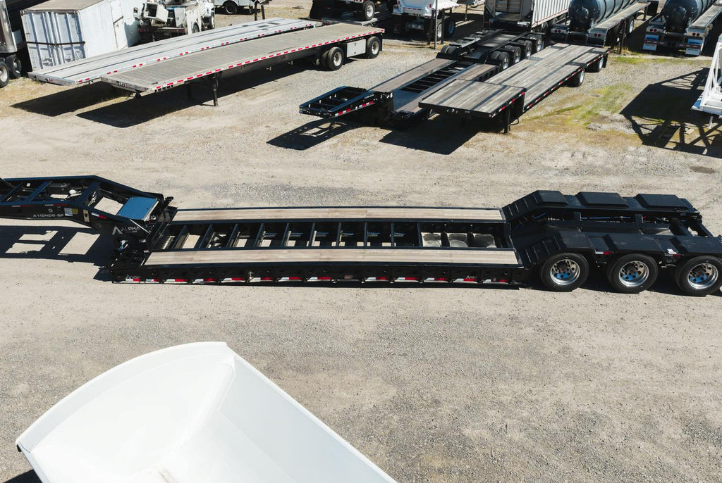 10' Wide 55 Alpha Ton Lowboy Trailer