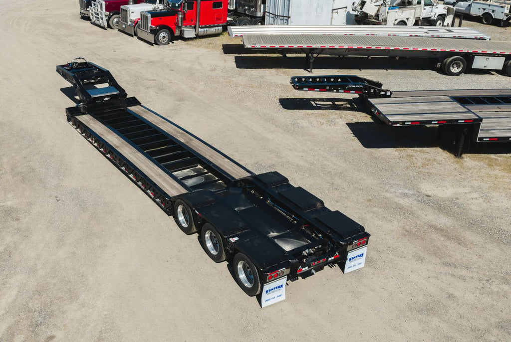 10' Wide 55 Alpha Ton Lowboy Trailer