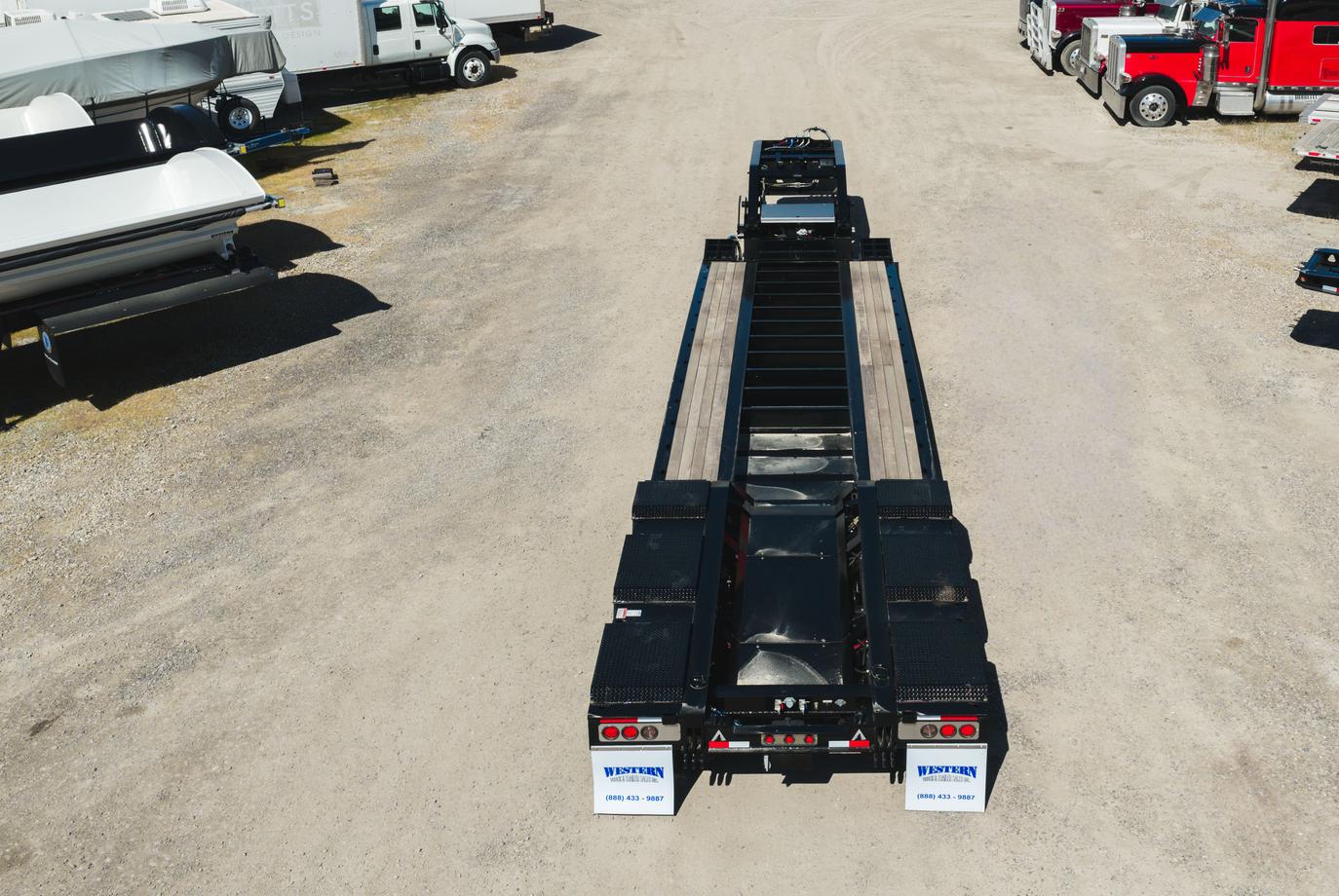 10' Wide 55 Alpha Ton Lowboy Trailer