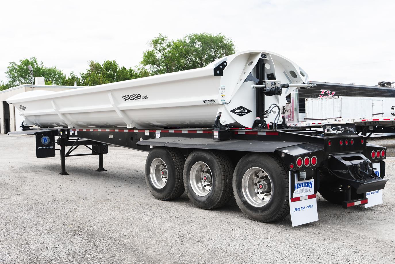 SMITHCO 3 AXLE SIDE DUMP TRAILER