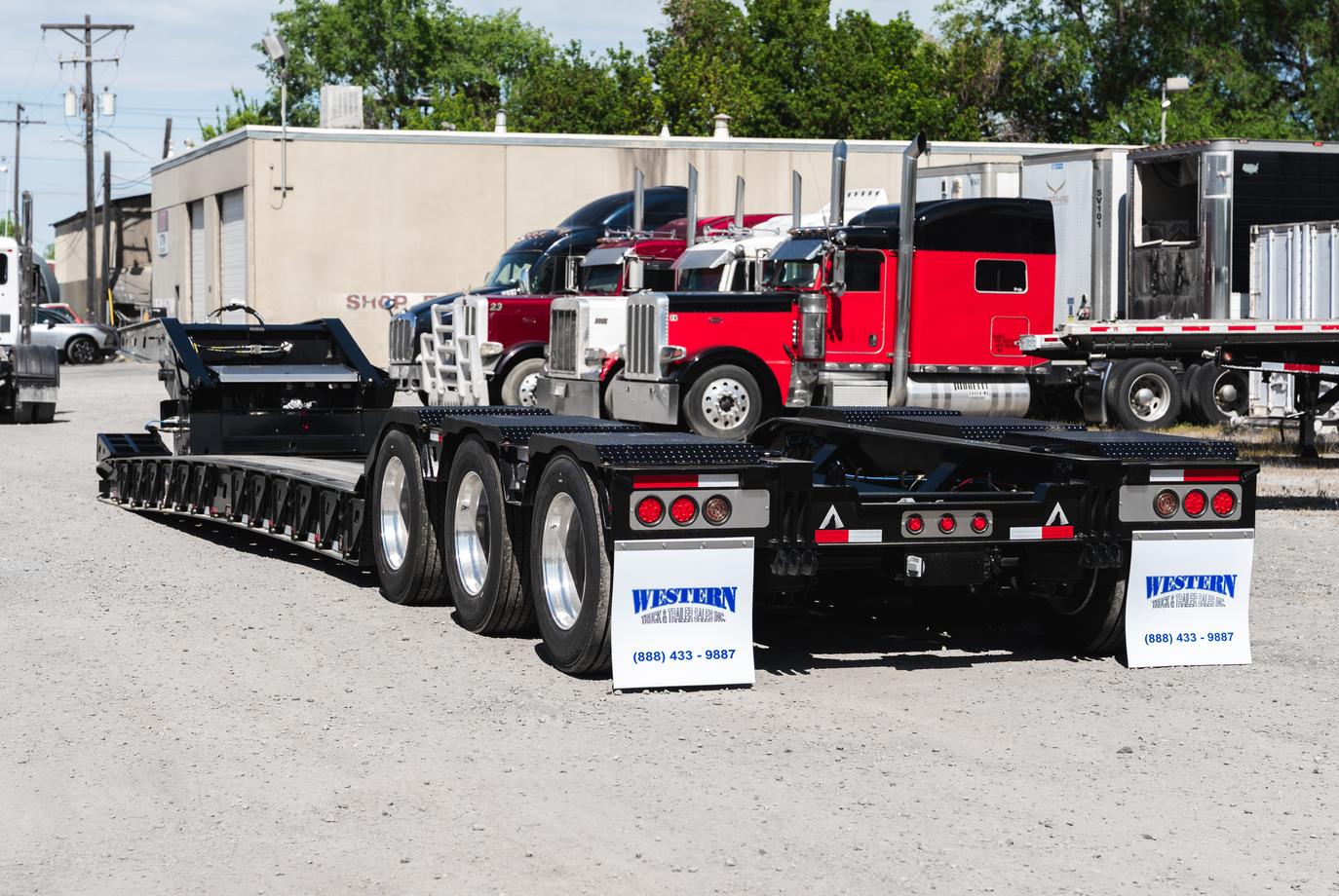 10' Wide 55 Alpha Ton Lowboy Trailer