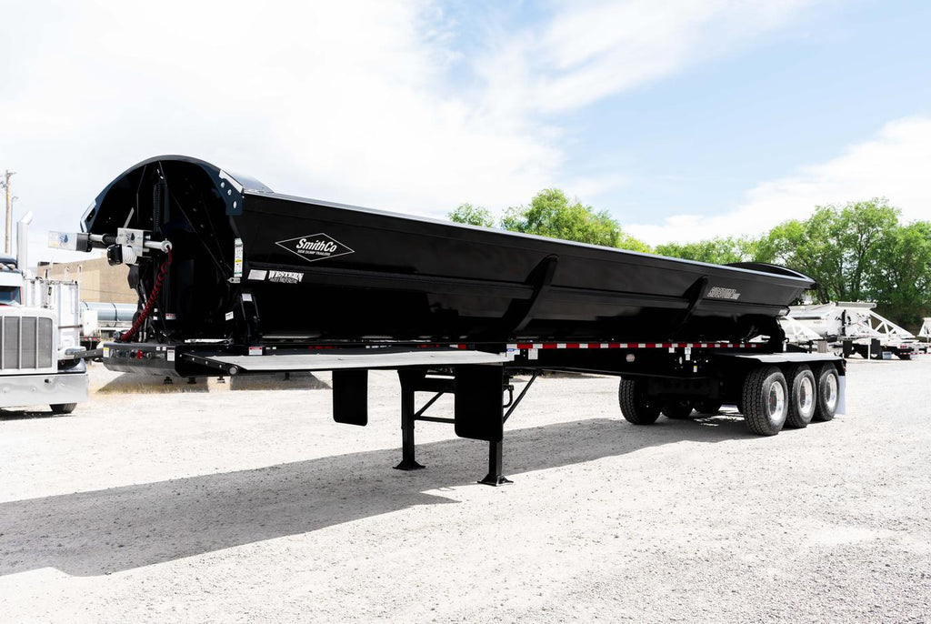 SMITHCO 3 AXLE SIDE DUMP: BLACK TUB & BLACK FRAME