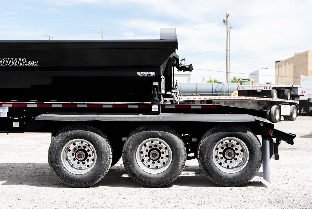 SMITHCO 3 AXLE SIDE DUMP: BLACK TUB & BLACK FRAME