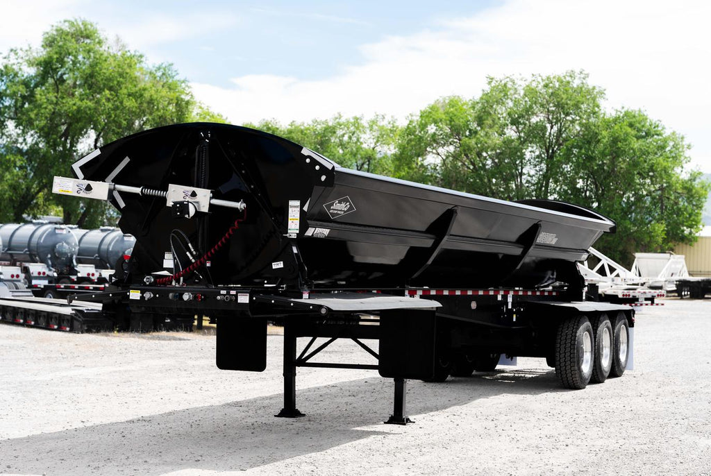 SMITHCO 3 AXLE SIDE DUMP: BLACK TUB & BLACK FRAME