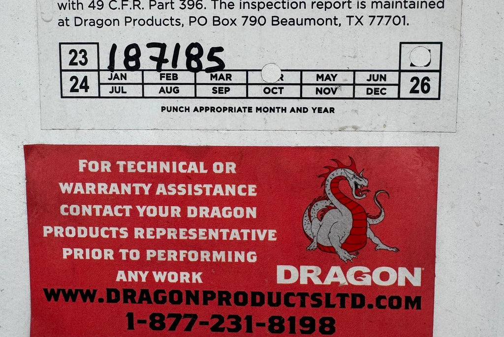 DRAGON 165 BBL 3 AXLE VAC TRAILER