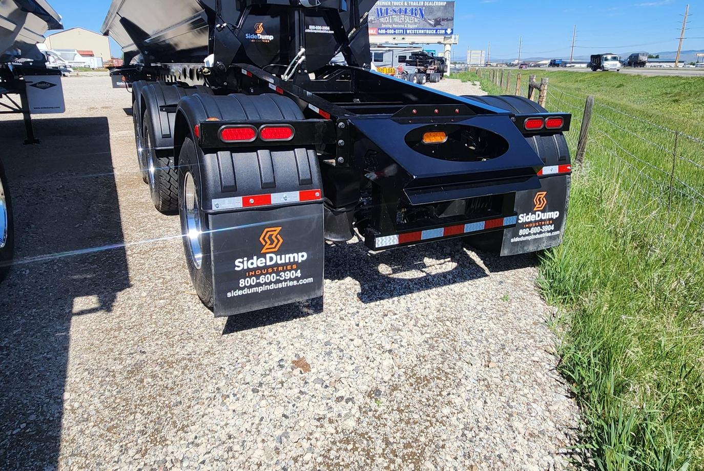 New SDI Tri-Axle Side Dump Trailer